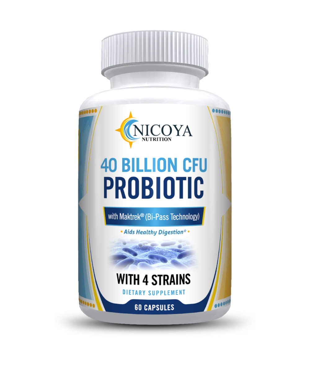 40 Billion CFU Probiotics for Digestive Health
