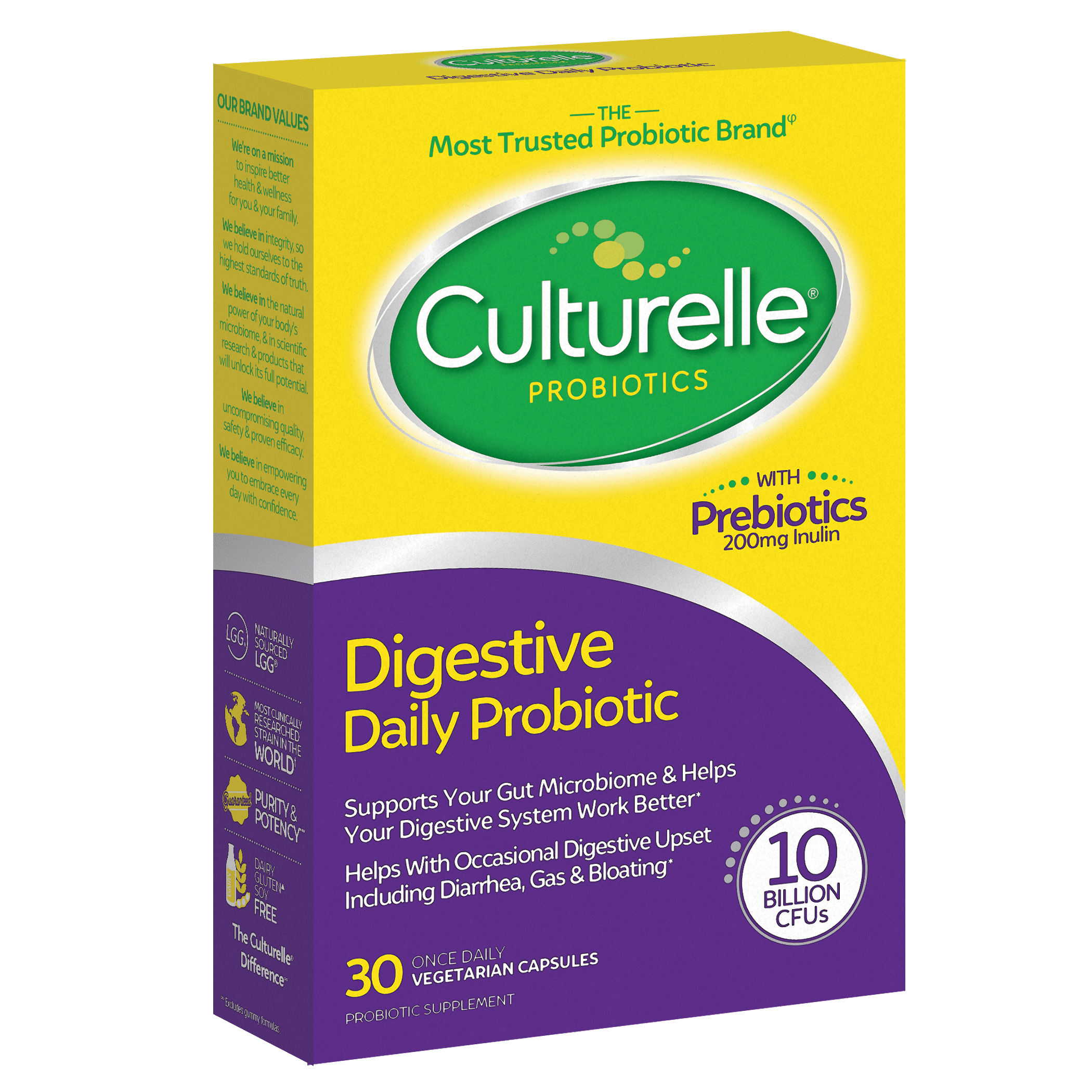 Culturelle Daily Probiotic for Digestive Health, 30 Caps