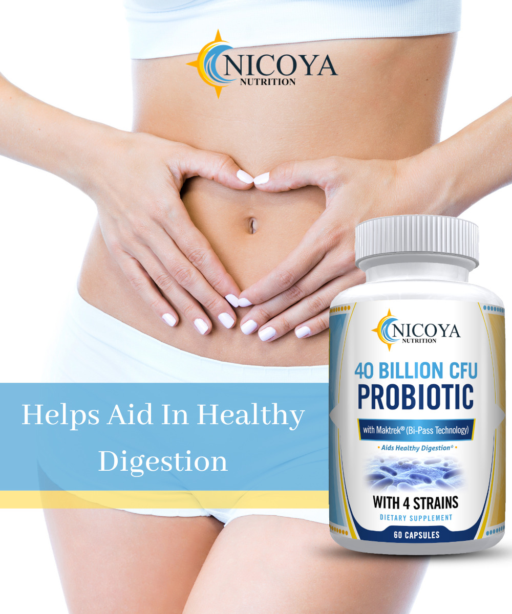 40 Billion CFU Probiotics for Digestive Health