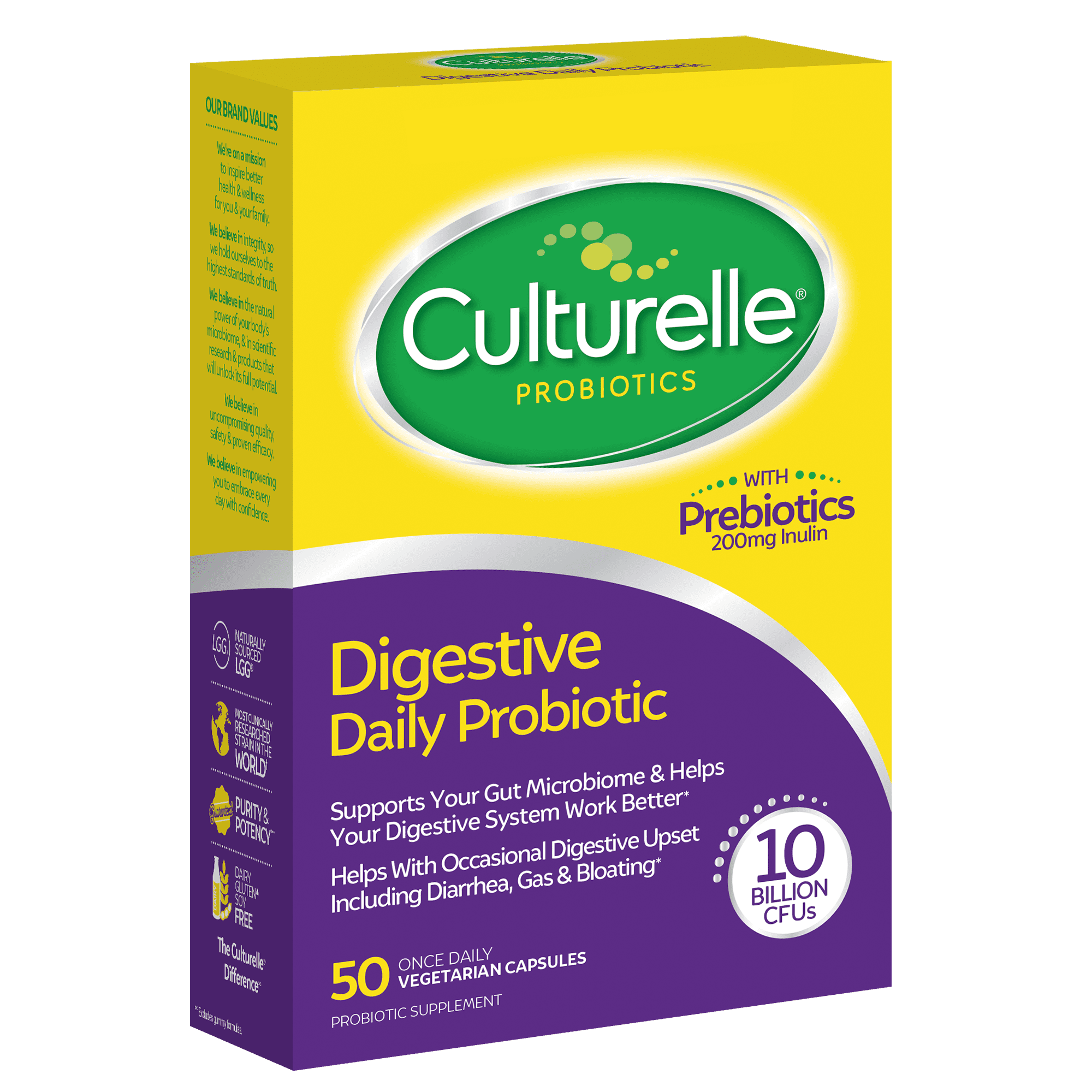 Culturelle Daily Probiotic Supplement for Digestive Health