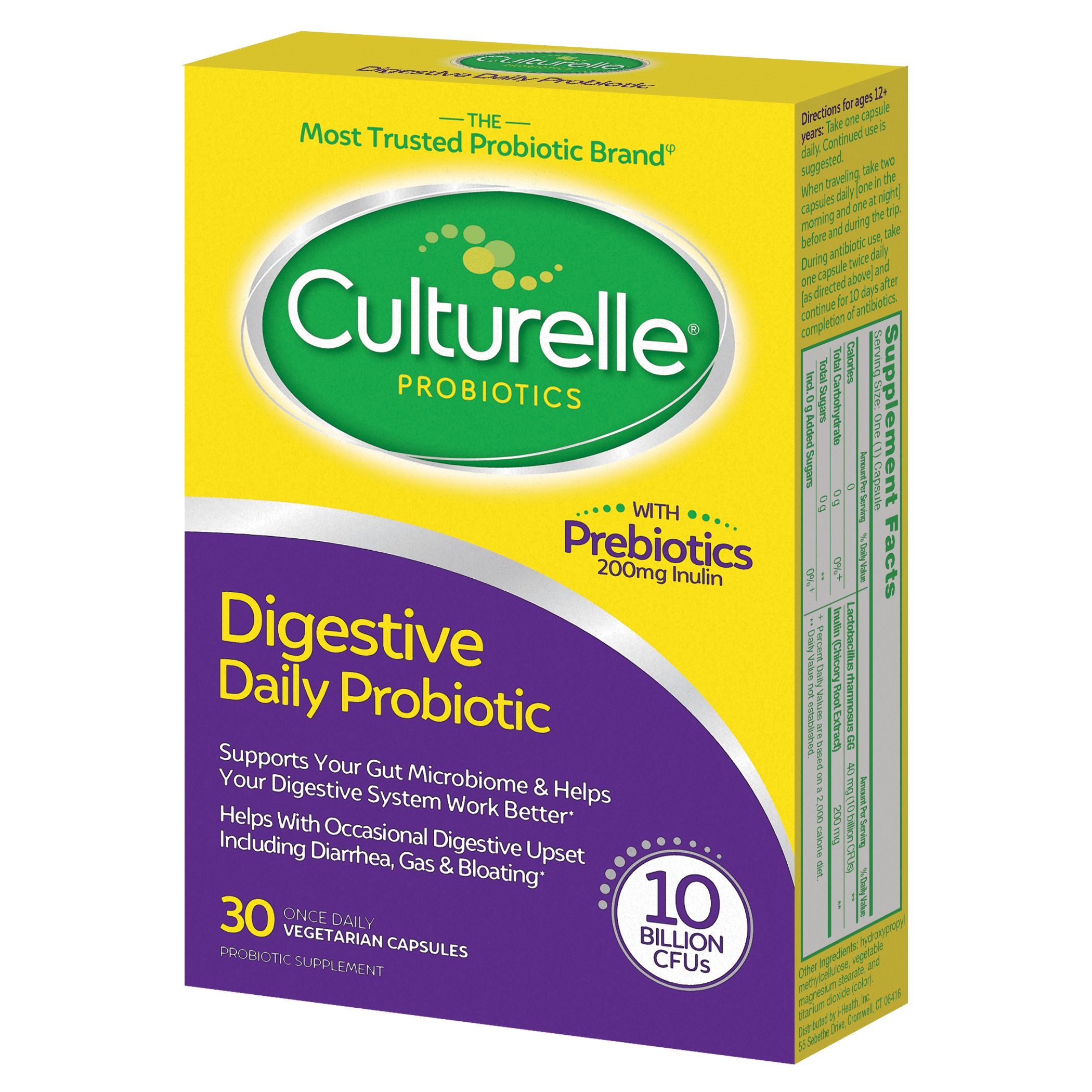Culturelle Daily Probiotic for Digestive Health, 30 Caps