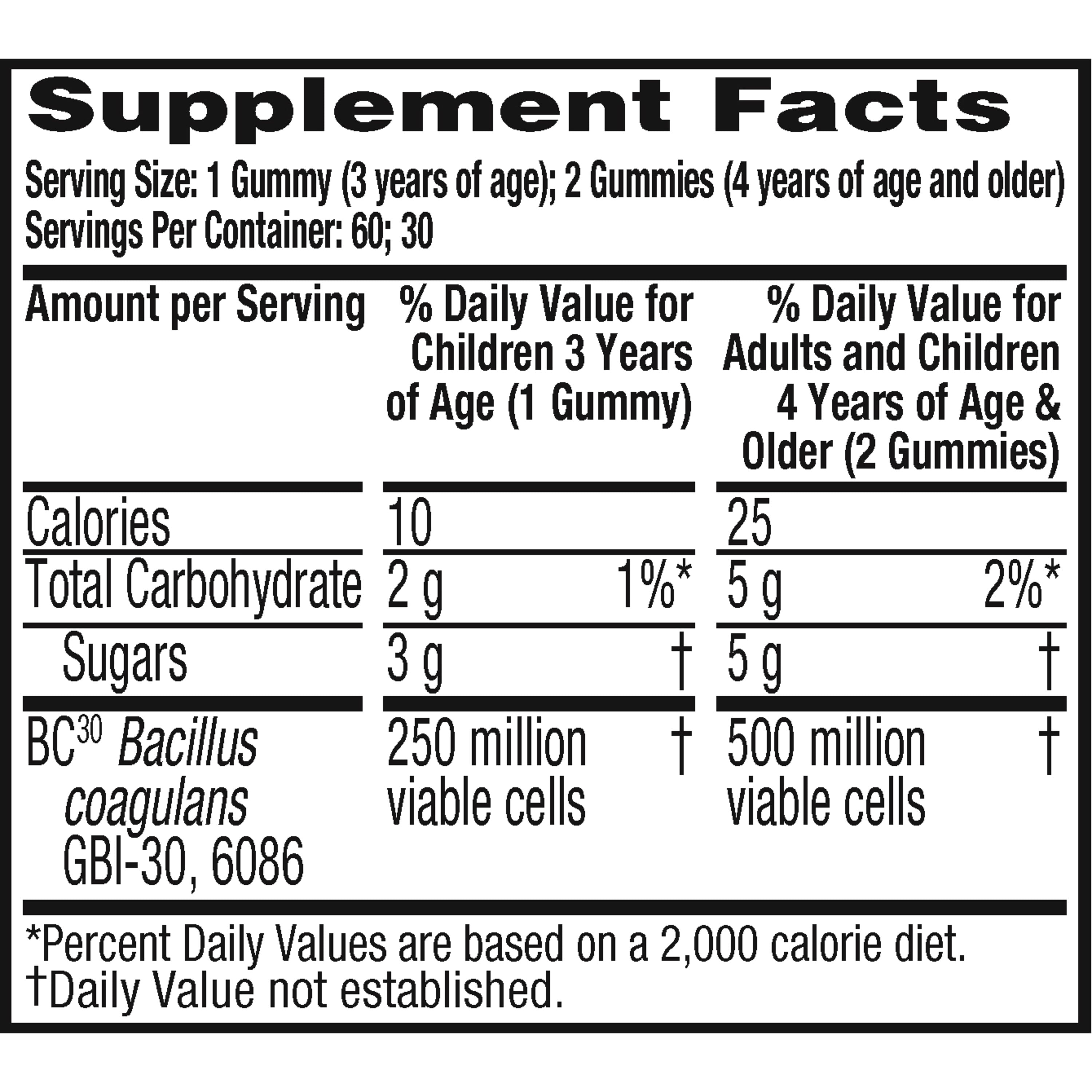 Digestive Advantage Probiotic Gummies - 60 Count