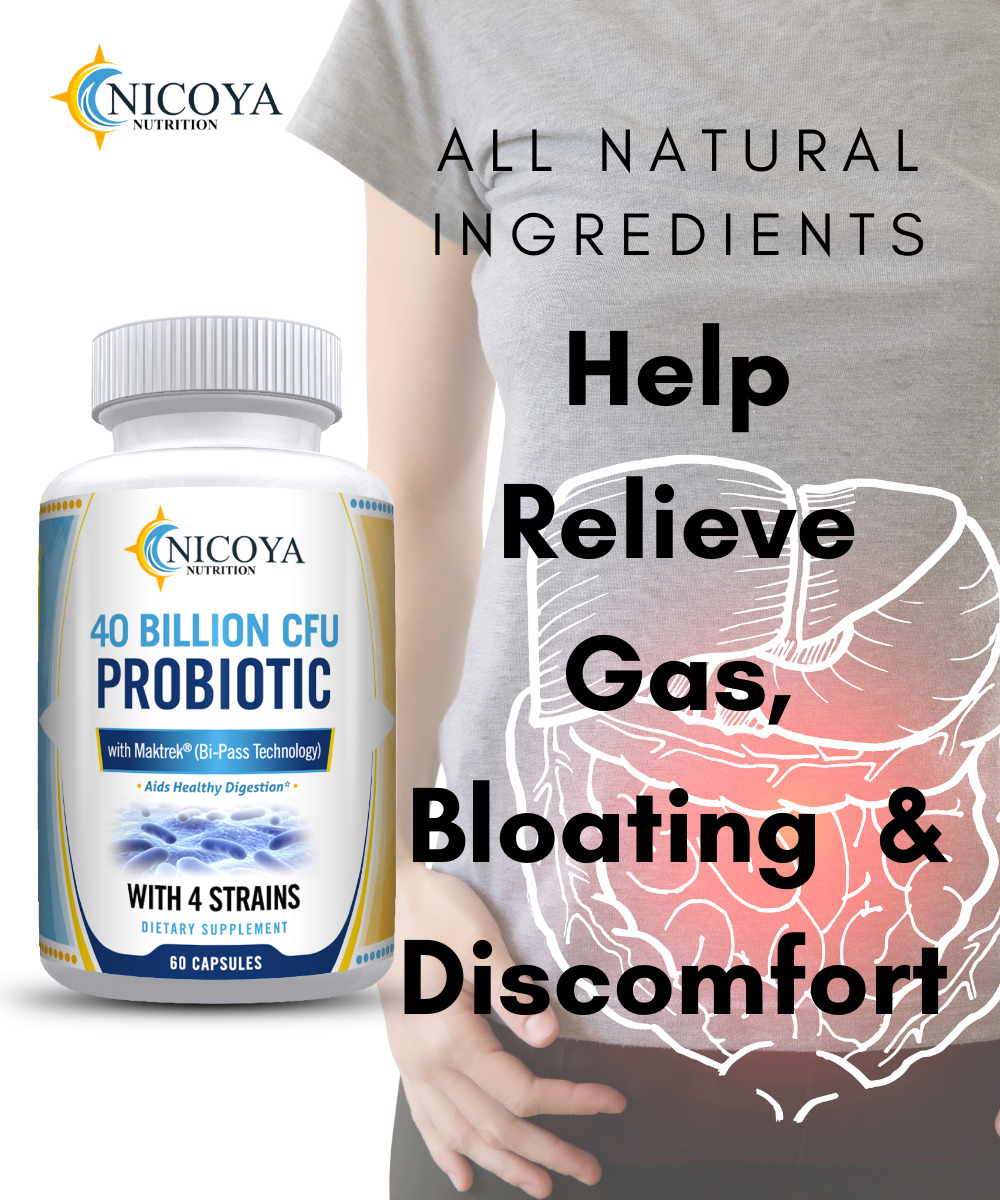40 Billion CFU Probiotics for Digestive Health
