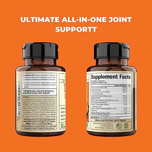 Turmeric Curcumin Joint Support with Glucosamine & More