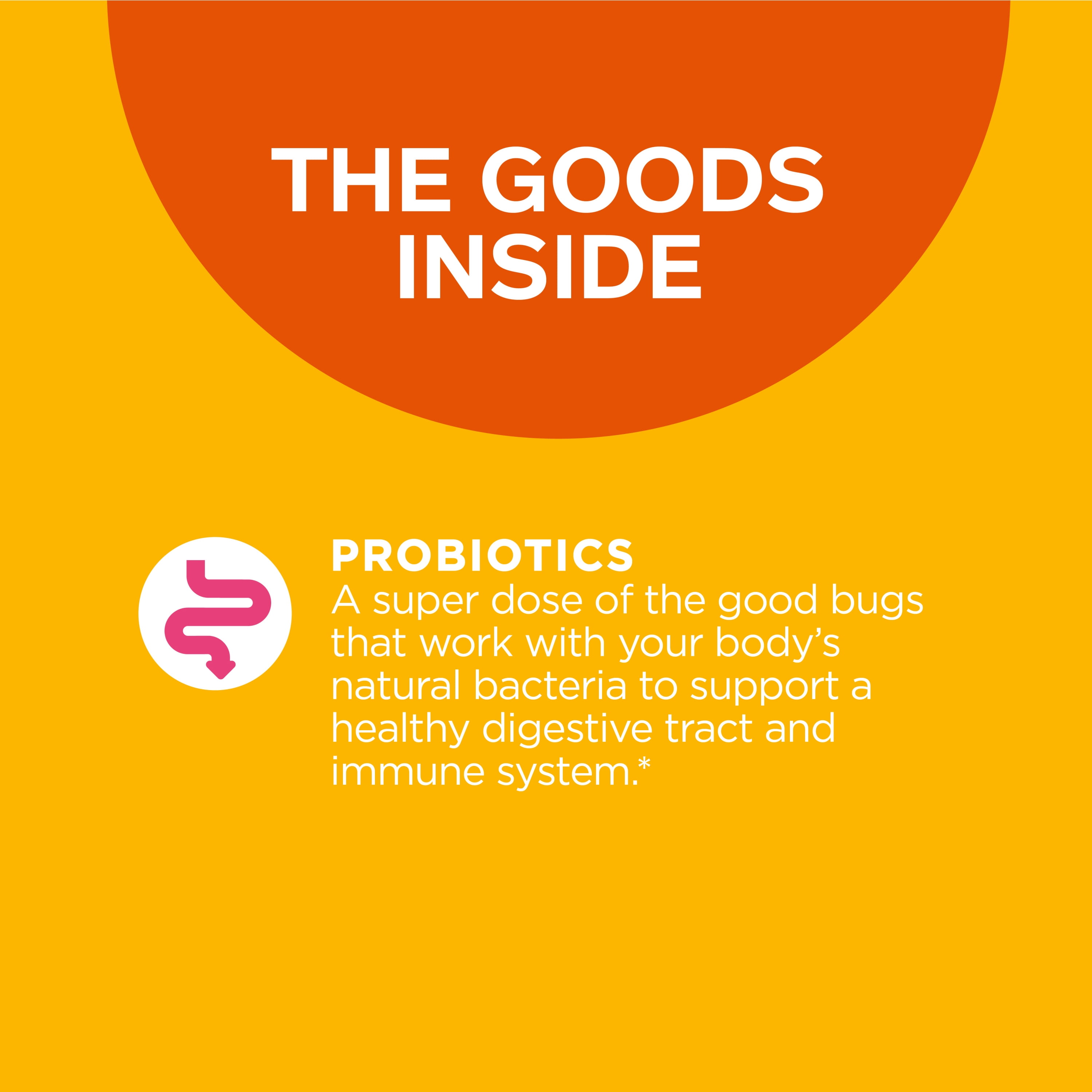 OLLY Probiotic Gummies for Digestive Support, Mango