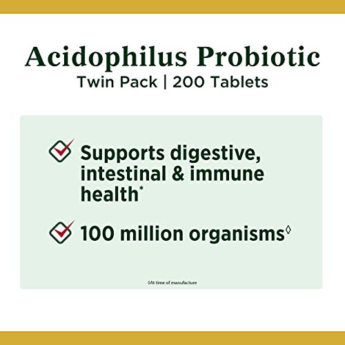 Nature’s Bounty Acidophilus Probiotic Twin Pack