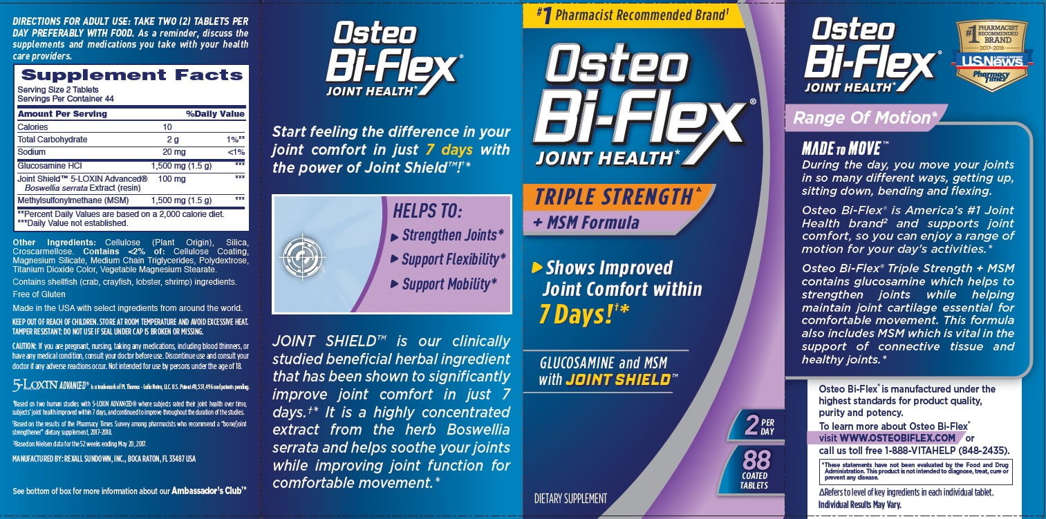 Osteo Bi-Flex Triple Strength Tablets with MSM