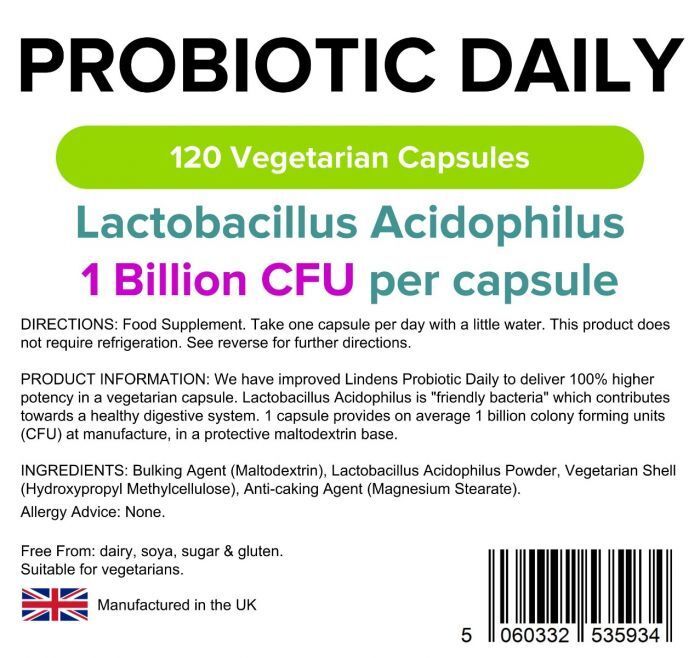 Lindens Pro Billion Daily 1BN Veg Capsules