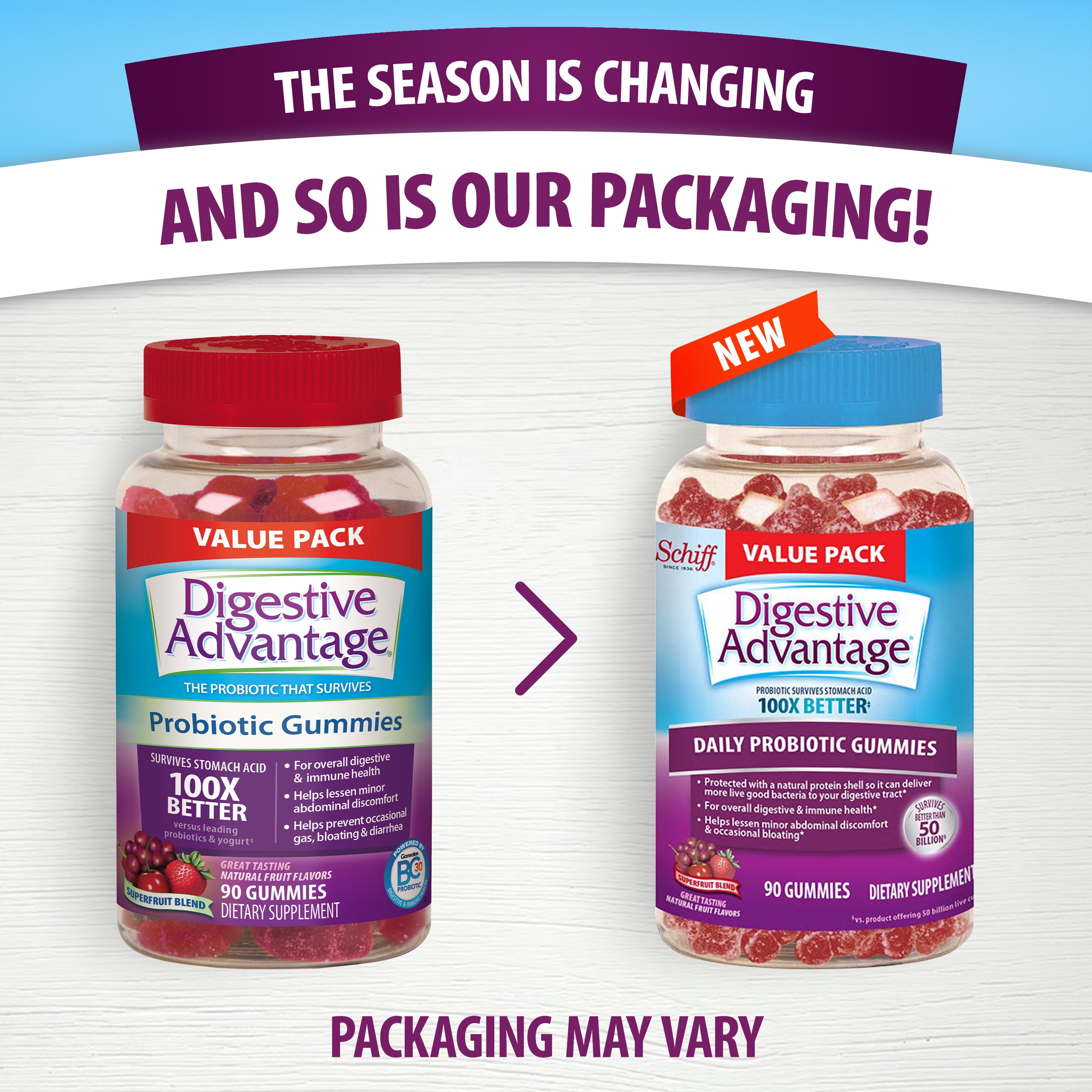 Digestive Advantage Probiotic Gummies for Gut Health