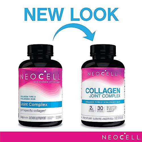 NeoCell Collagen Peptides & Hyaluronic Acid, 120 Capsules