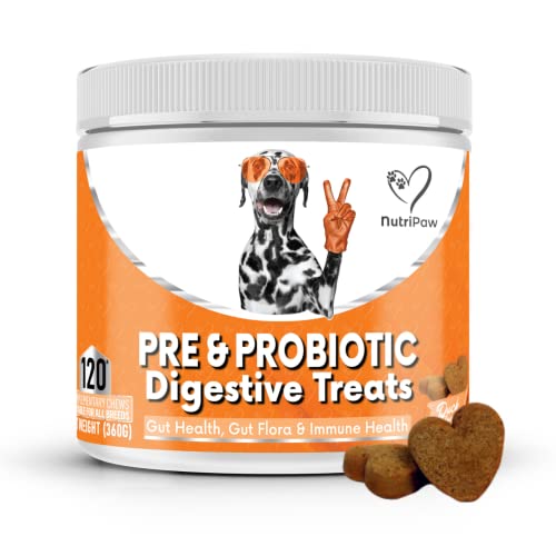 NutriPaw Digestive Treats for Dogs - Gut Health