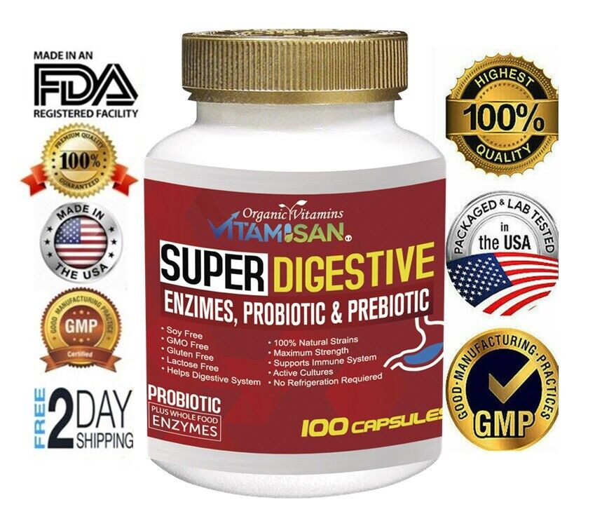 100 Billion CFU Probiotics for Digestive Health
