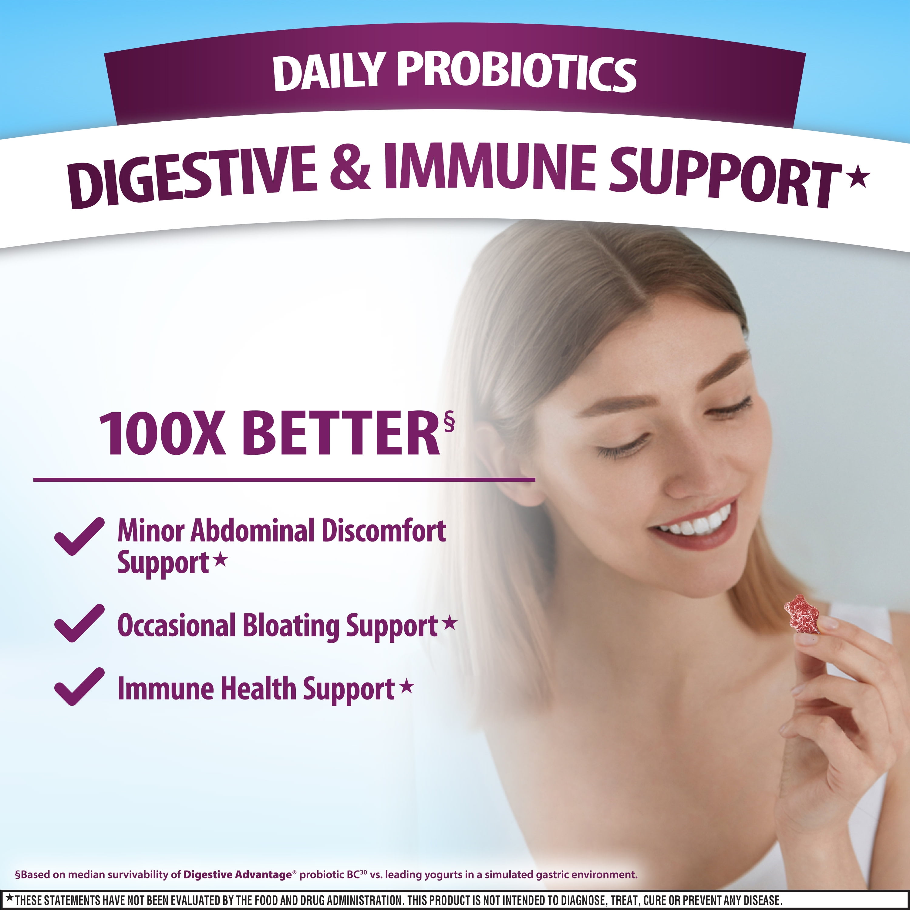 Digestive Advantage Probiotic Gummies for Gut Health