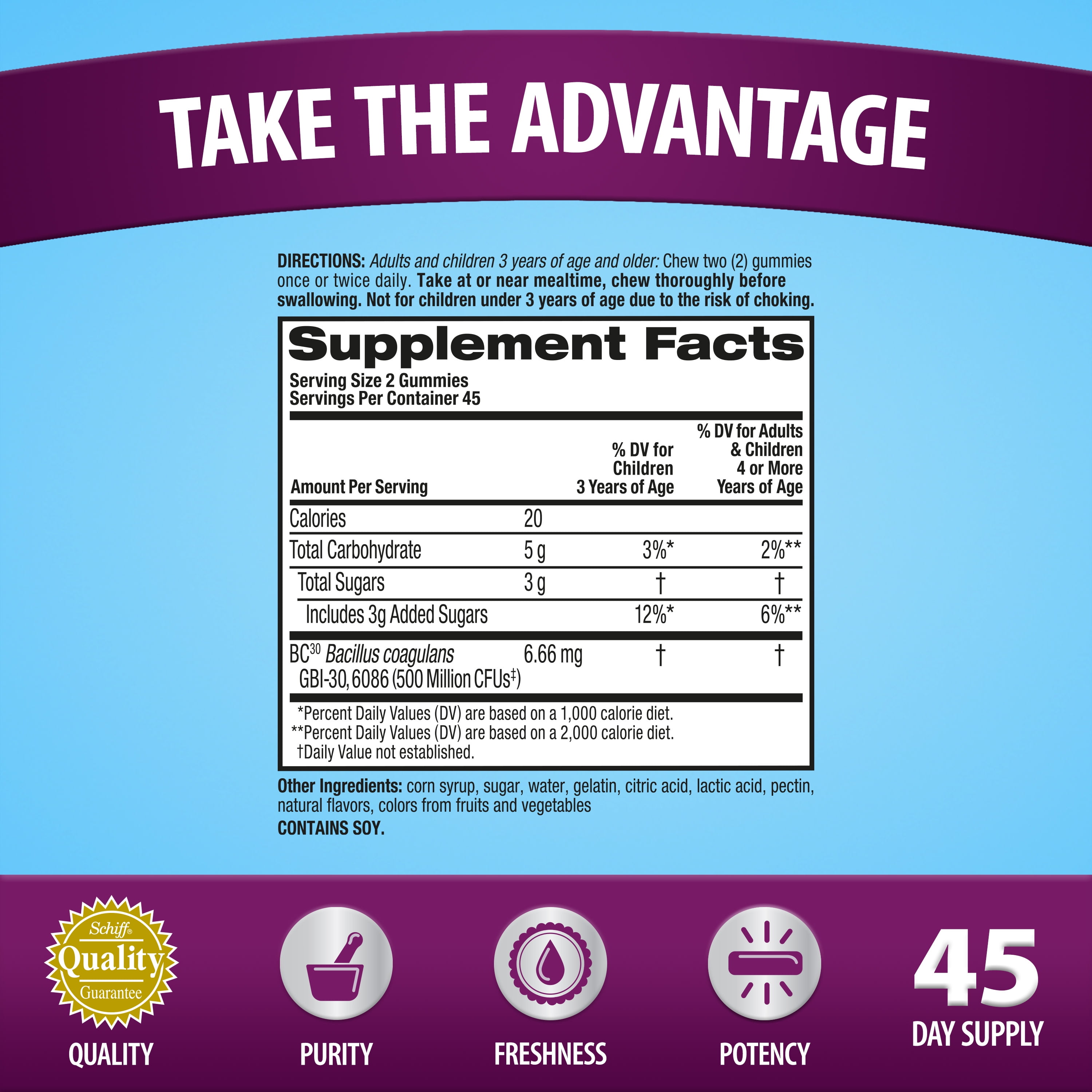 Digestive Advantage Probiotic Gummies for Gut Health