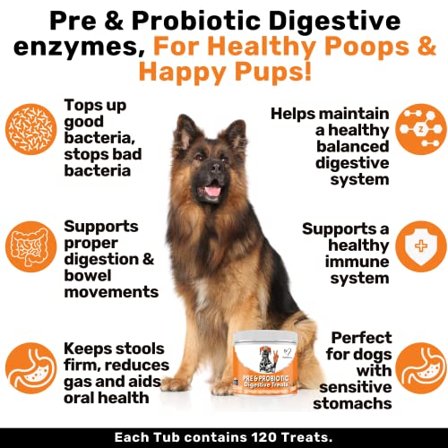 NutriPaw Digestive Treats for Dogs - Gut Health