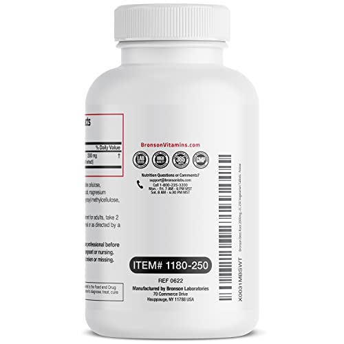 Bronson Beet Root Extra Strength 2000mg, 250 Veggie Tabs