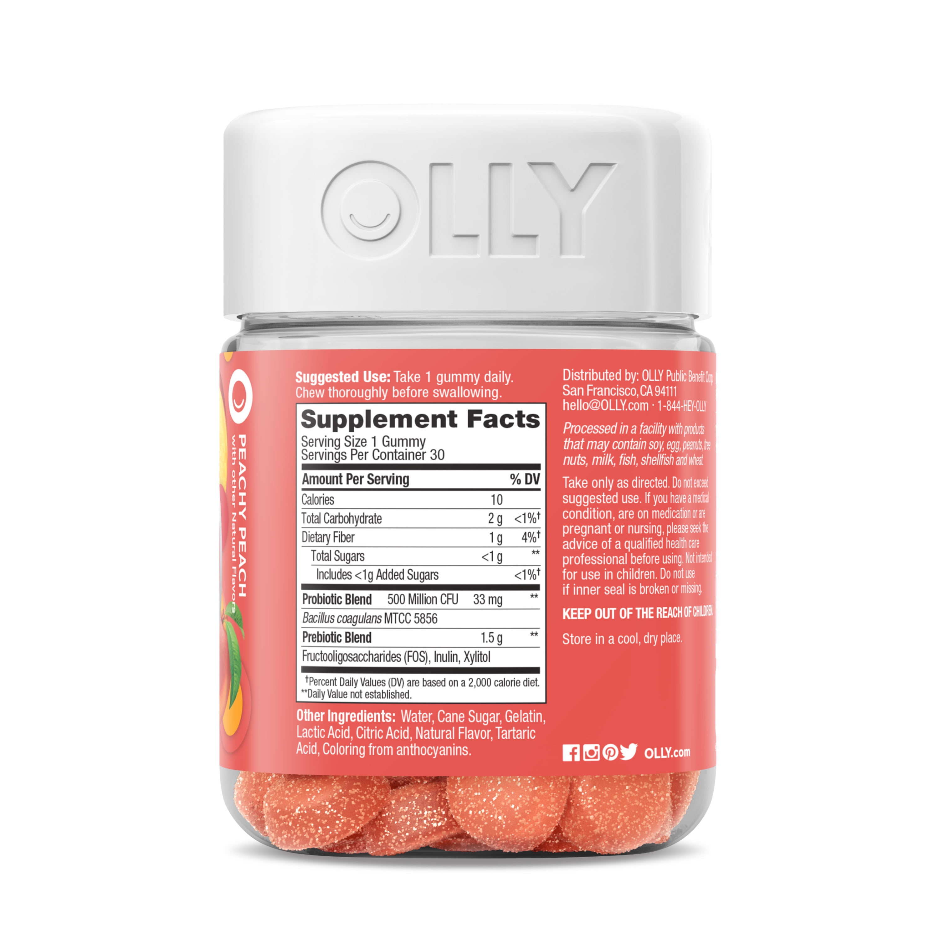 Probiotic Prebiotic Gummy for Gut Health