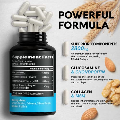 NutraHarmony Joint Support: Glucosamine, Chondroitin, Collagen