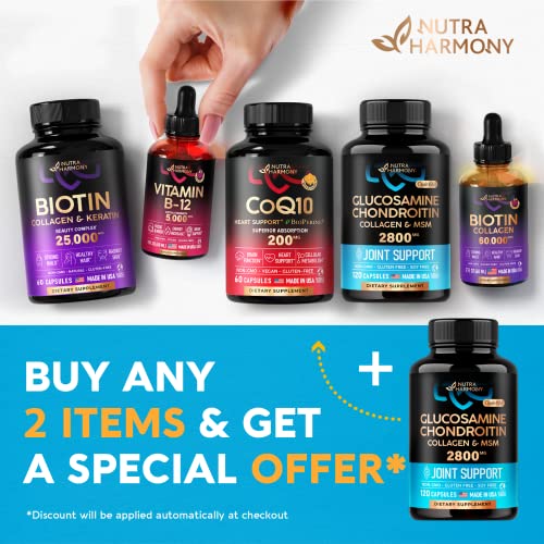 NutraHarmony Joint Support: Glucosamine, Chondroitin, Collagen