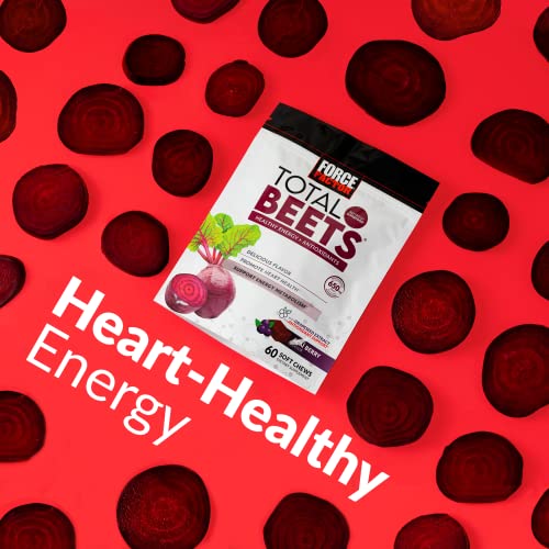Force Factor Total Beets Energy Chews - 60 Count