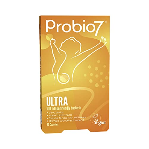 Probio7 Ultra - 30 Vegan Capsules with 100 Billion Probiotics