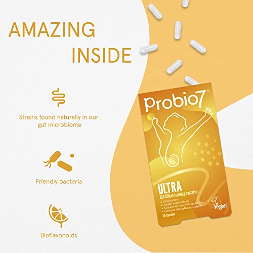 Probio7 Ultra: 30 Vegan Capsules with 100 Billion Probiotics