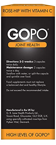GOPO Joint Health Capsules with Rose-Hip & Vitamin C
