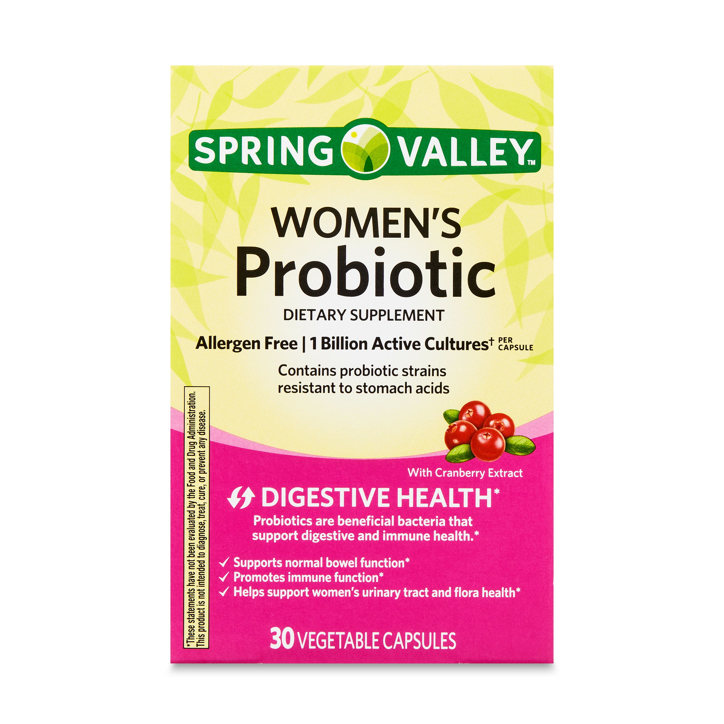 Spring Valley Women's Probiotic Supplement, 30 Capsules