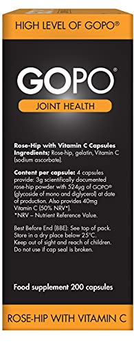 GOPO Joint Health Capsules with Rose-Hip & Vitamin C