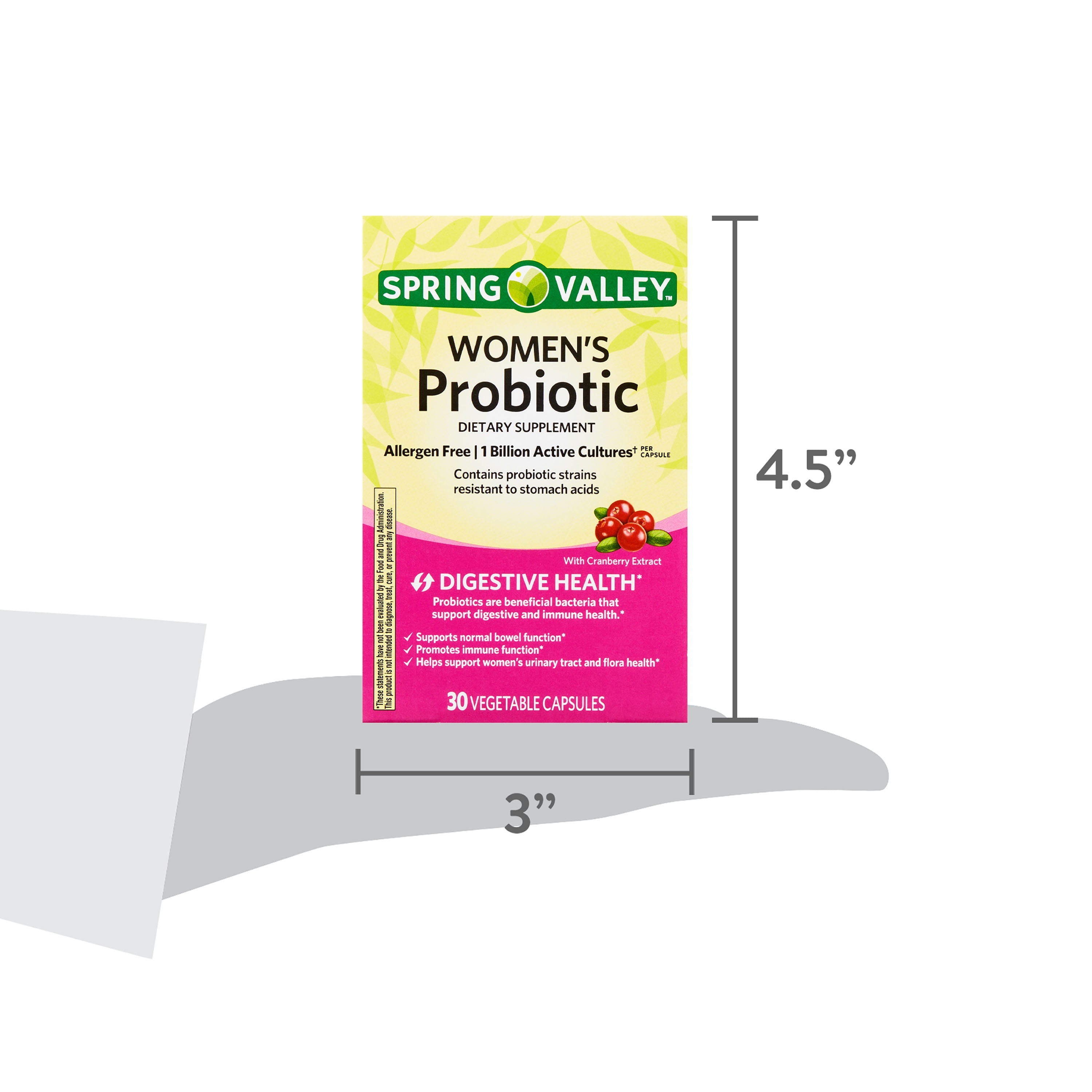 Spring Valley Women's Probiotic Supplement, 30 Capsules