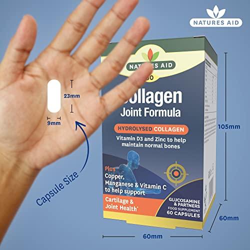 Natures Aid Collagen Joint Support Capsules 60 Count
