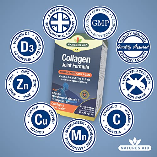 Natures Aid Collagen Joint Support Capsules 60 Count