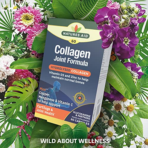 Natures Aid Collagen Joint Support Capsules 60 Count