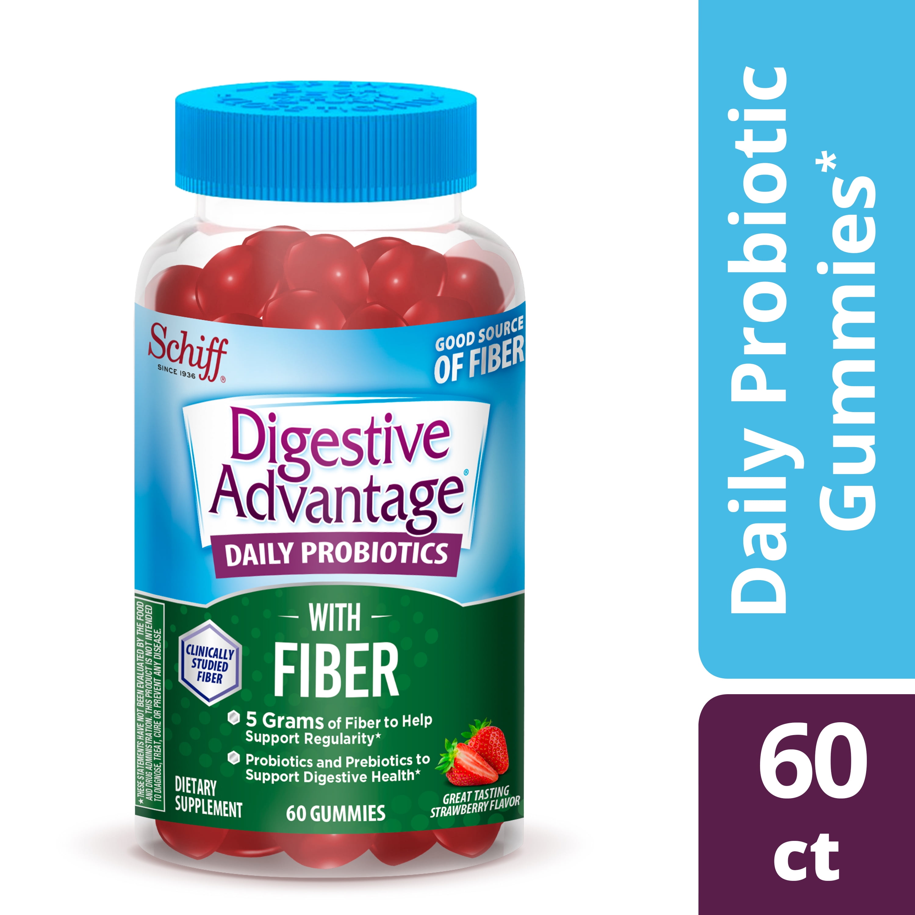Digestive Advantage Prebiotic Fiber Probiotic Gummies