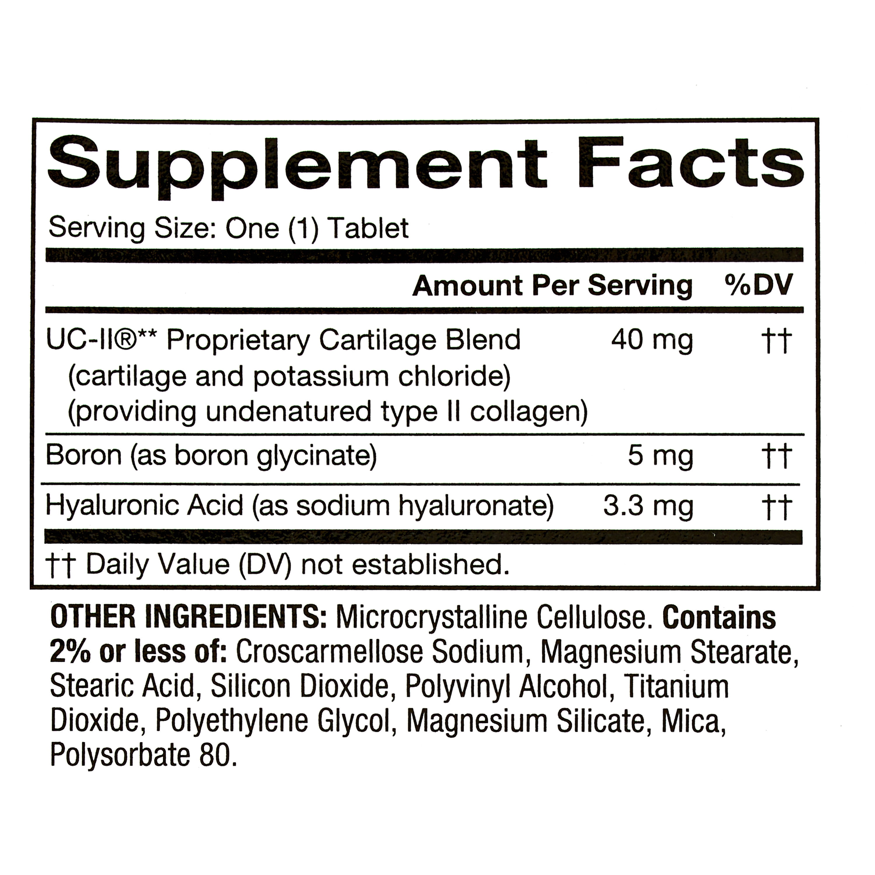 Equate Triple Action Joint Health Supplement, 30 Capsules