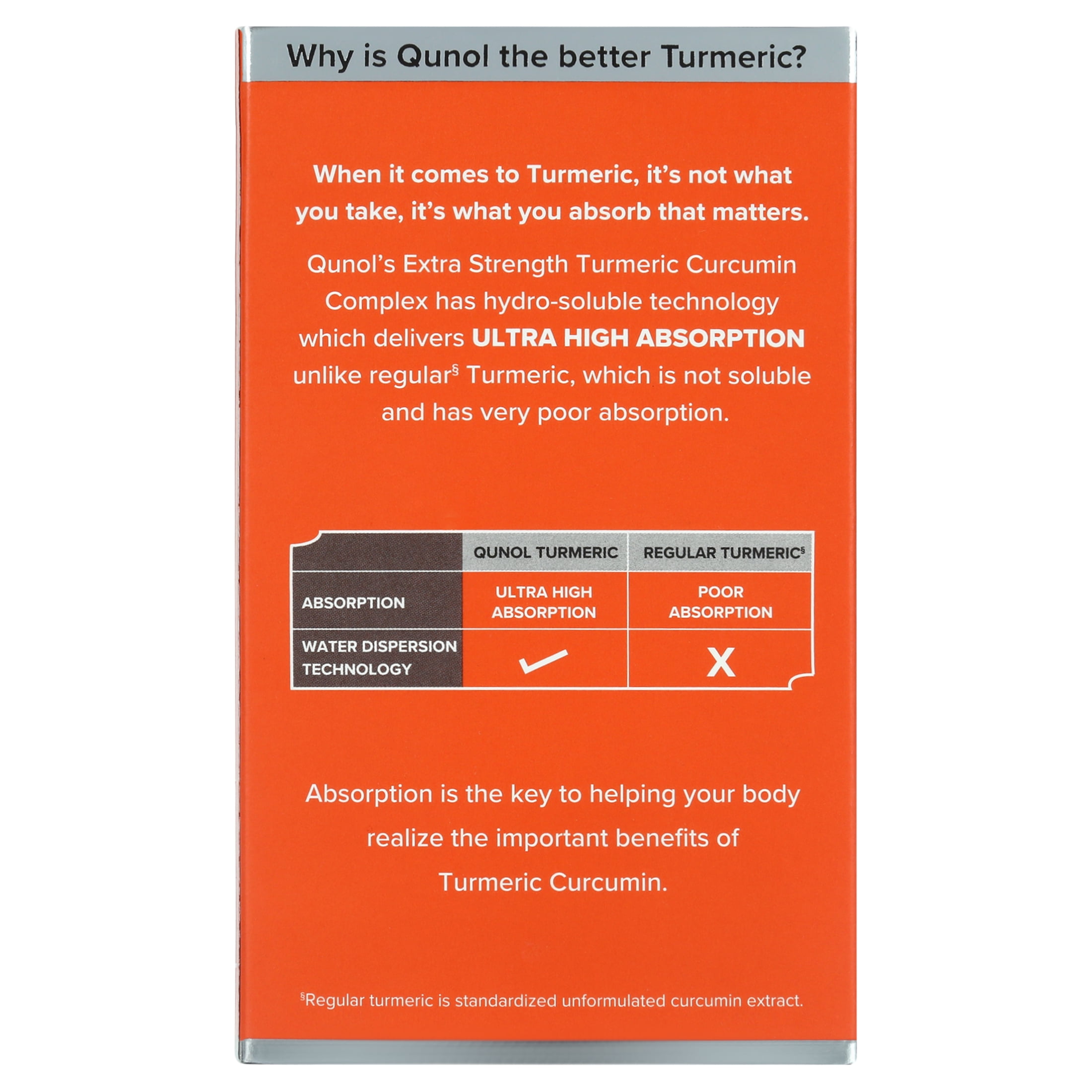 Qunol Turmeric Curcumin Capsules for Joint Support