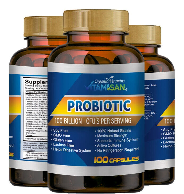 100 Billion CFU Probiotic for Digestive Health