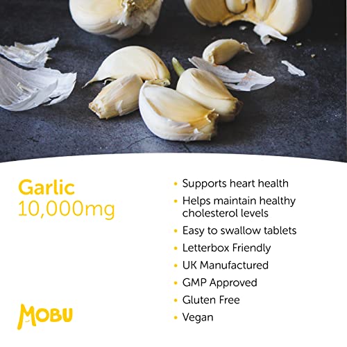 Garlic 10,000mg Tablets for Heart and Immunity