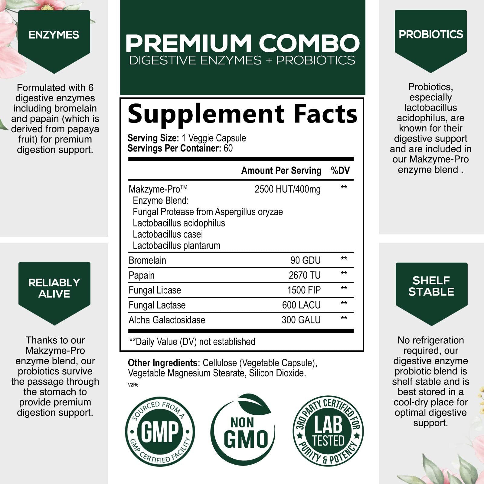 Probiotic Multi Enzymes for Digestive Health
