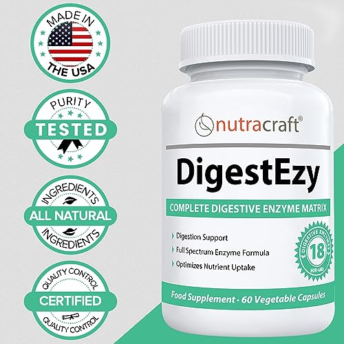 DigestEzy Digestive Enzyme Supplement for Energy