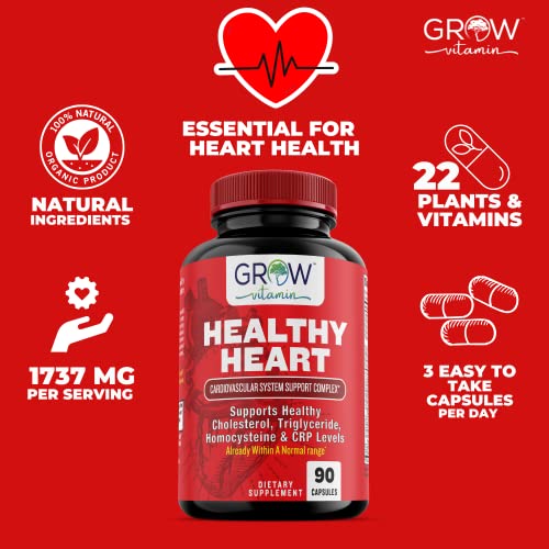 Heart Support Formula with 22 Herbs & Vitamins