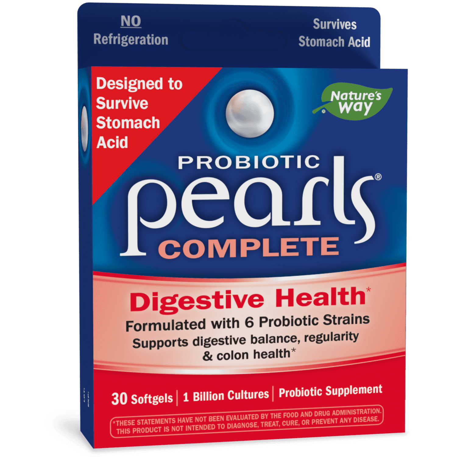 Probiotic Pearls Digestive Health Softgels, 30 Count