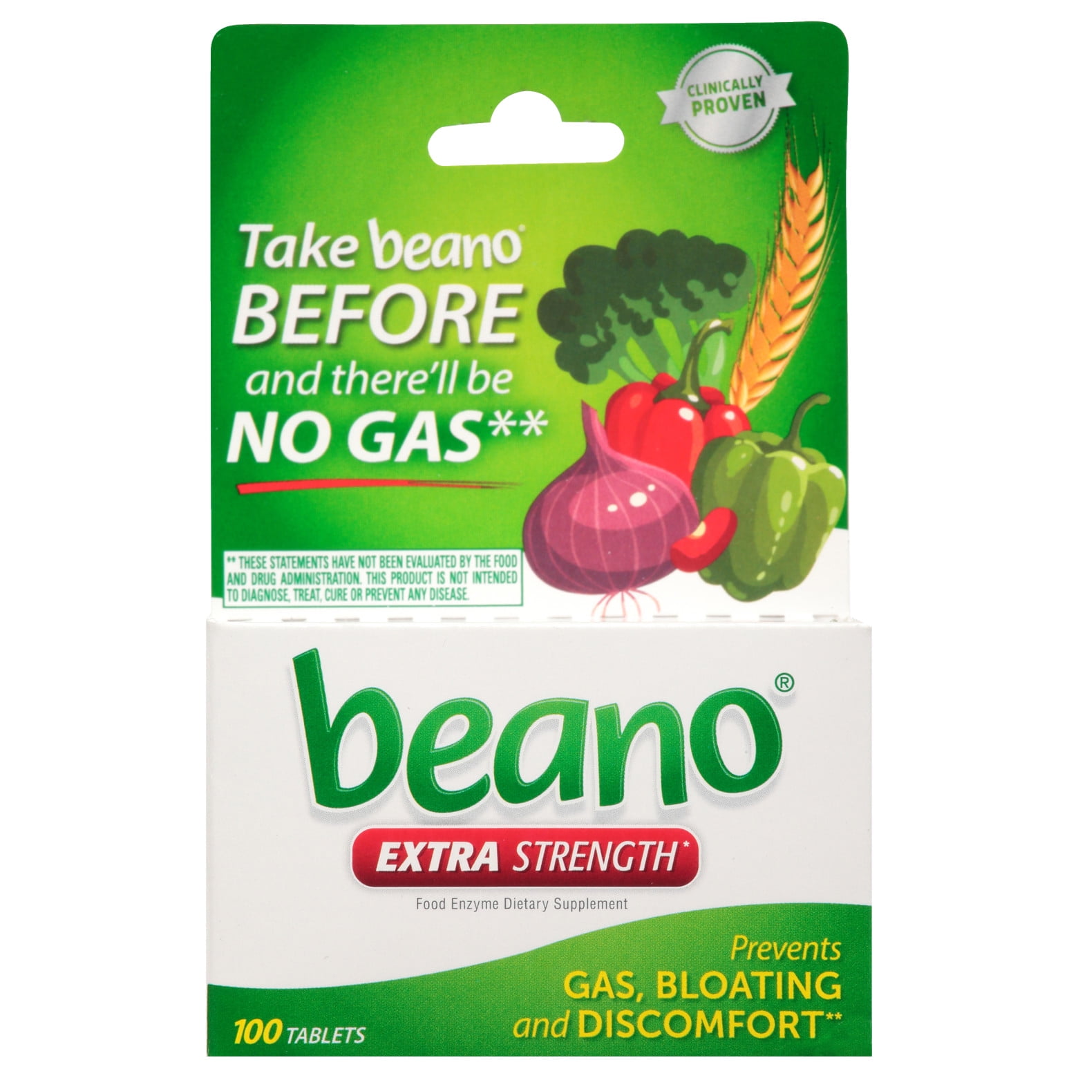Beano Extra Strength Digestive Enzyme 100 Count