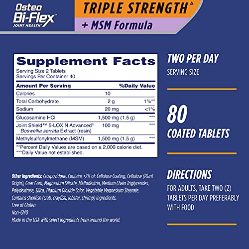 Osteo Bi-Flex Triple Strength Joint Health Tablets