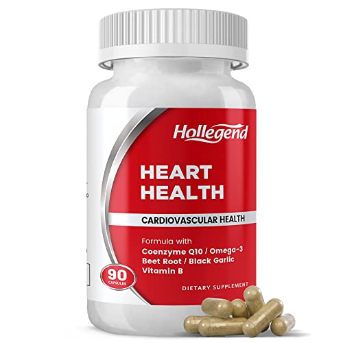 HOLLEGEND Heart Health CoQ10 Supplement, 90 Veggie Capsules