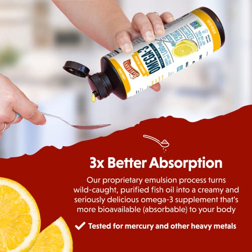 Barlean's Lemon Crème Omega-3 Fish Oil 16 oz