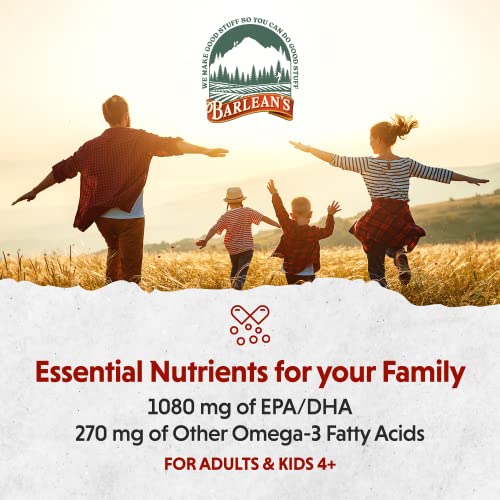 Barlean's Lemon Crème Omega-3 Fish Oil 16 oz