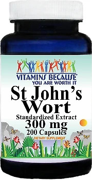 St John's Wort 300 mg Standardized Extract Capsules