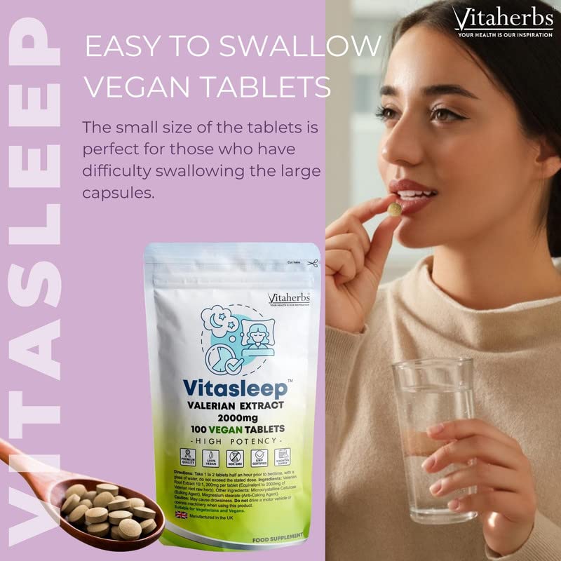 Vitaherbs Valerian Root Extract Tablets 2,000mg