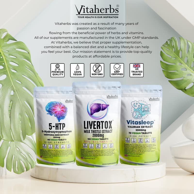 Vitaherbs Valerian Root Extract Tablets 2,000mg